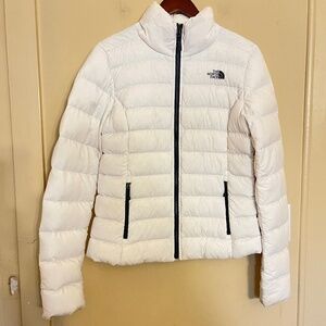 The North Face Snowy White Quilted Jacket